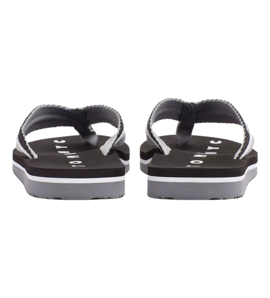 Chinelo preto Tommy Hilfiger Tommy Loves NY