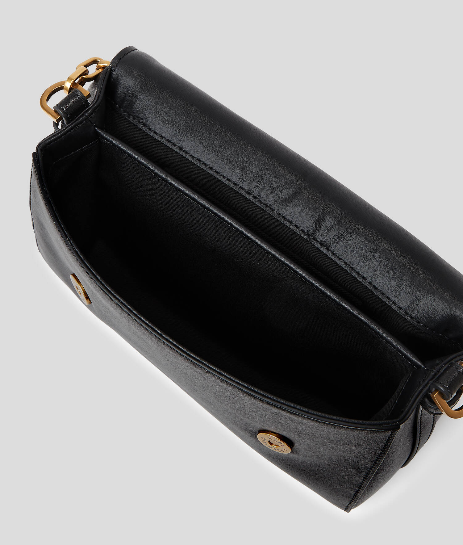 SAC BANDOULIÈRE AVEC ANSE SUPÉRIEURE K/AUTOGRAPH - Noir/Or