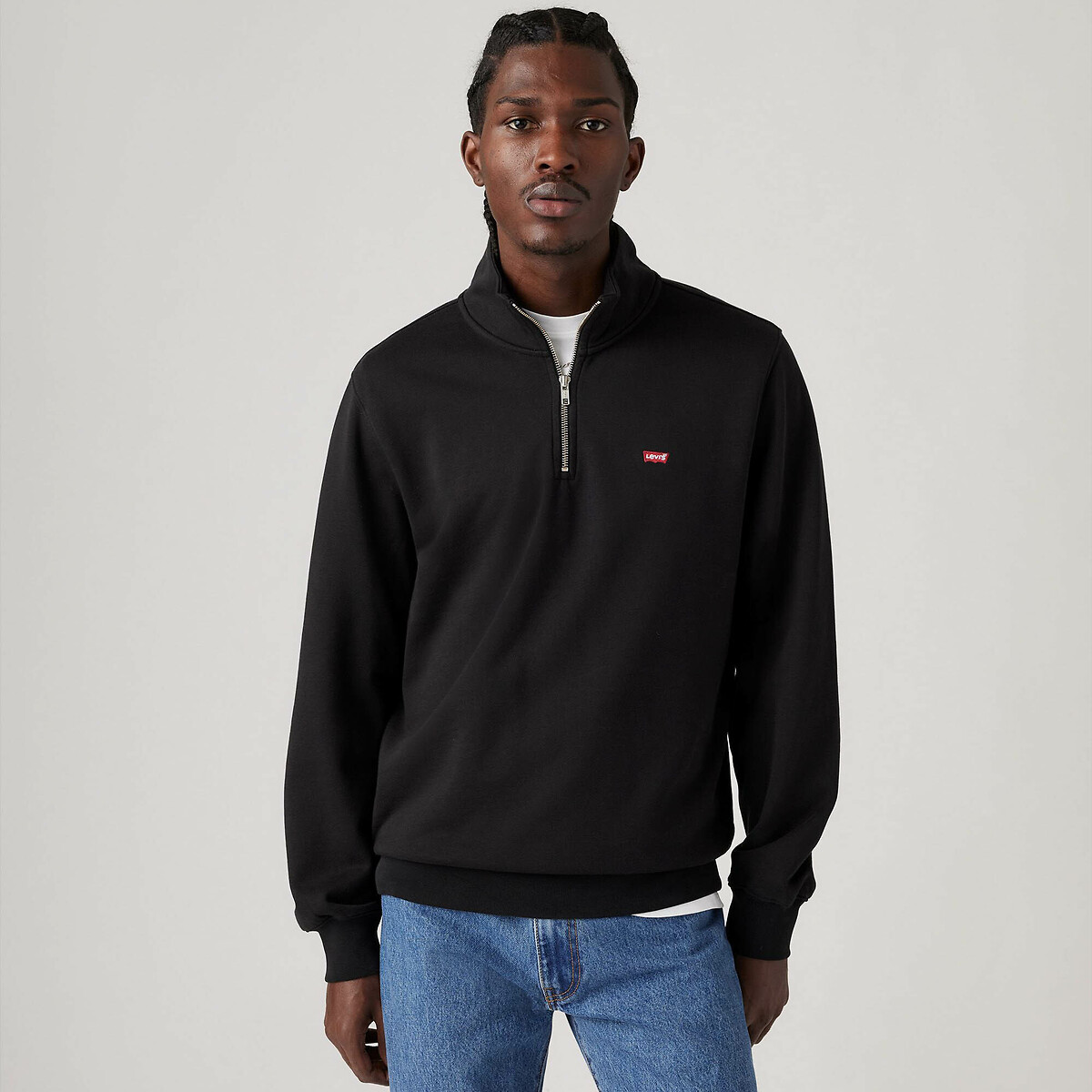 Suéter Levi's com zíper até a metade