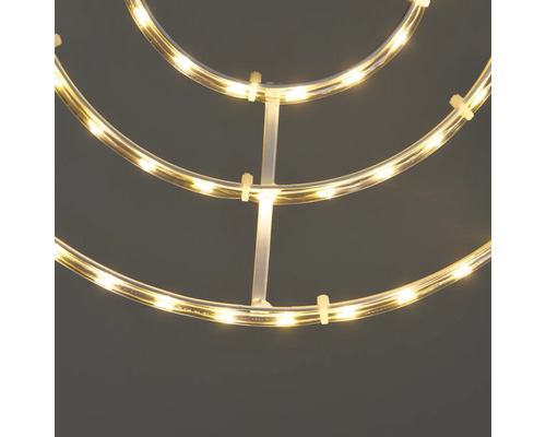 Lafiora LED-bollen, set van 3, 0,5 m, warm wit