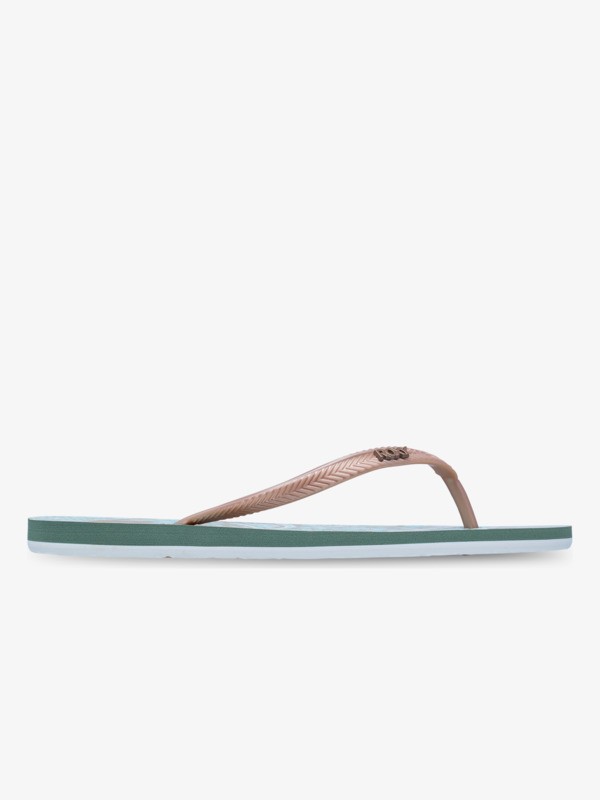 Mauricia Tongs Vert Femme