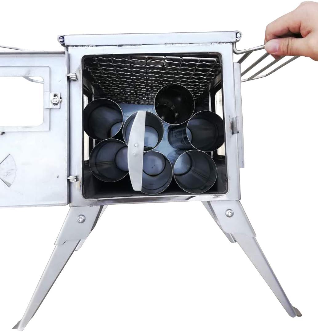 Outbacker Firebox Flame Clear View Herd - Mit Tasche