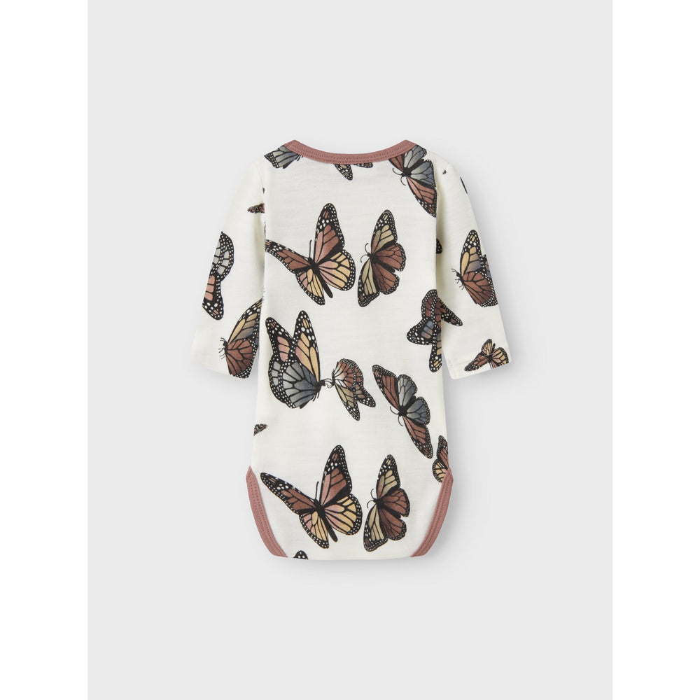 Køb Name It Snow White Butterfly Nbfwillitus Uld Ls Body
