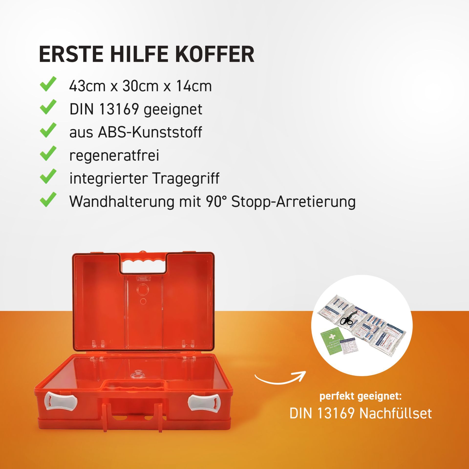 Medicalcorner24 Erste Hilfe Koffer