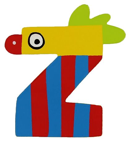 Petit Jour Paris Crazy Bird Buchstabe - Z - Gelb