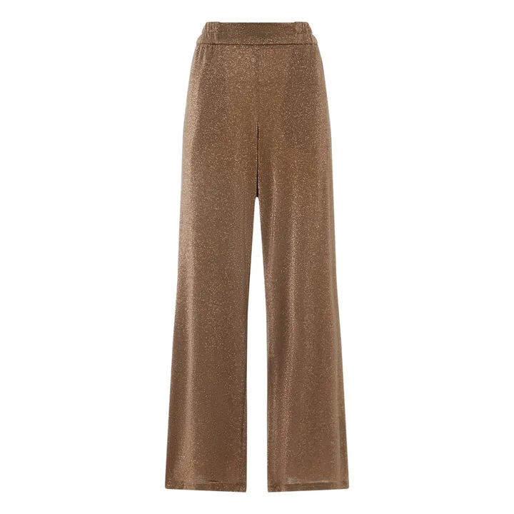 Momoni Pantalon Baccarat Métallisé | Argile