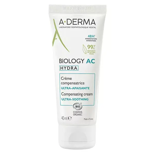 A-Derma Biology AC Hydra Creme Compensador Ultra-Suavizante 40 ml