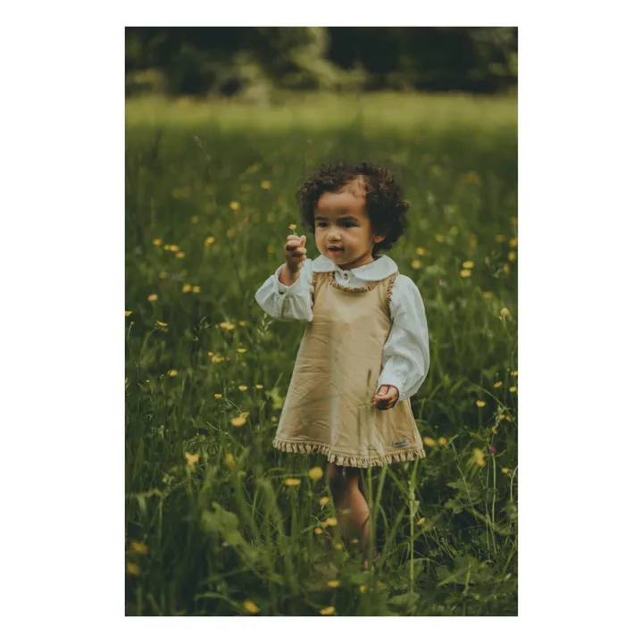 Donsje Robe à Volants Alize | Beige