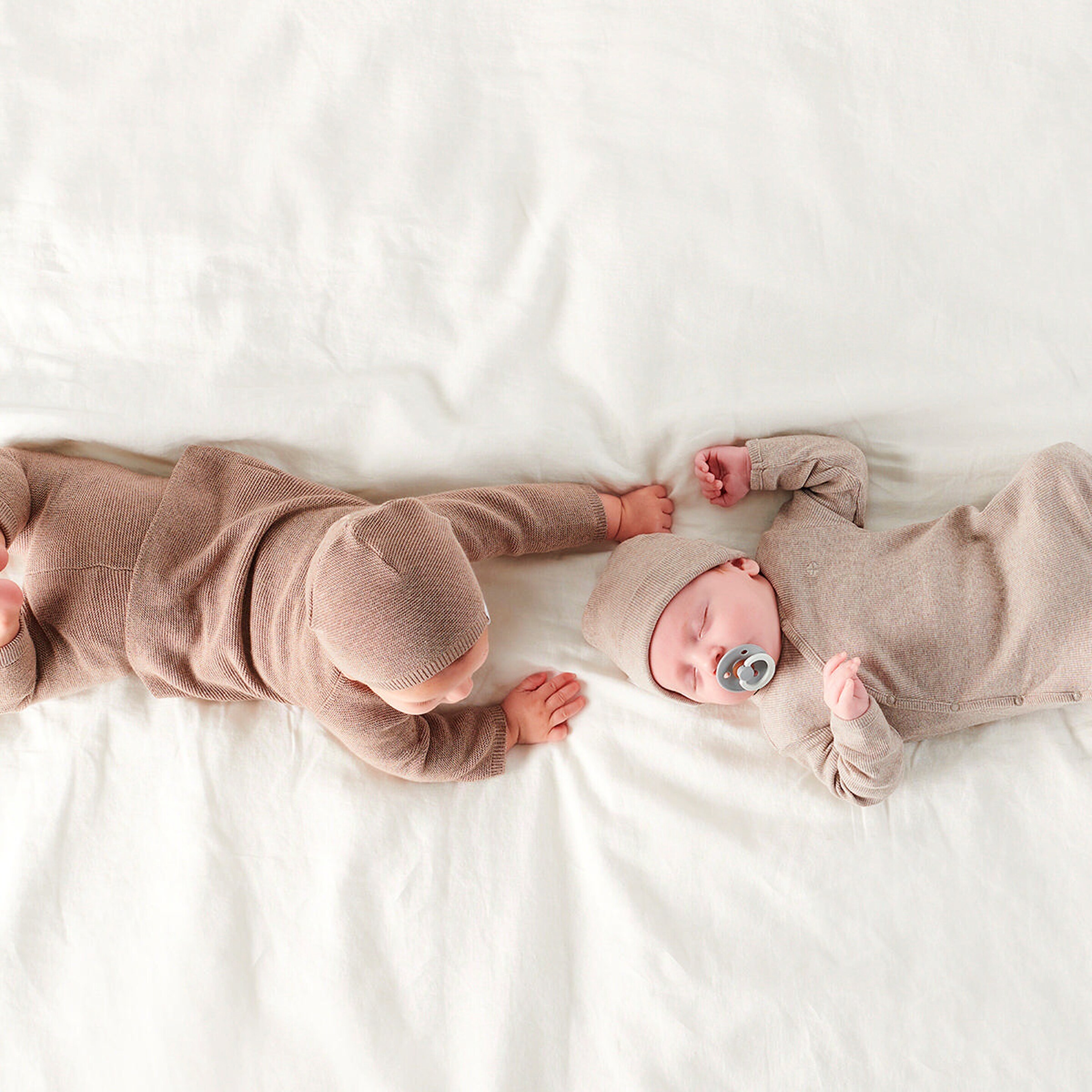 Noppies Baby Strampler Nevis Taupe Melange