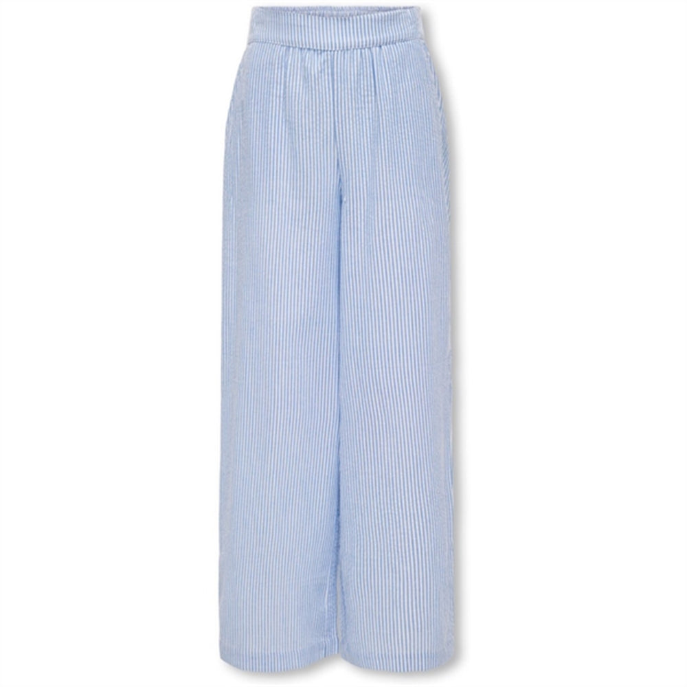 Køb Kids ONLY Cloud Dancer / Clear Sky Milla Stripe Bukser