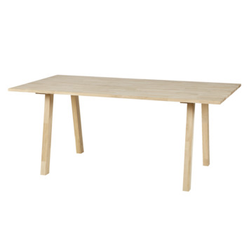 WOOOD tafelblad Tablo eiken onbehandeld 24 mm 220 x 90 cm