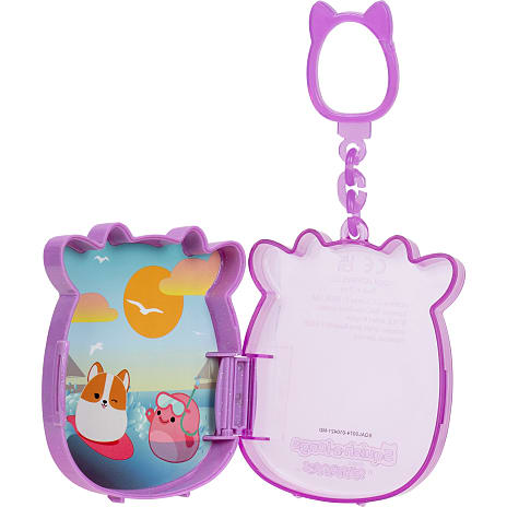 Squish-a-longs Squishmallows nøglering 2,5 cm 3-pak – flere varianter – assorteret
