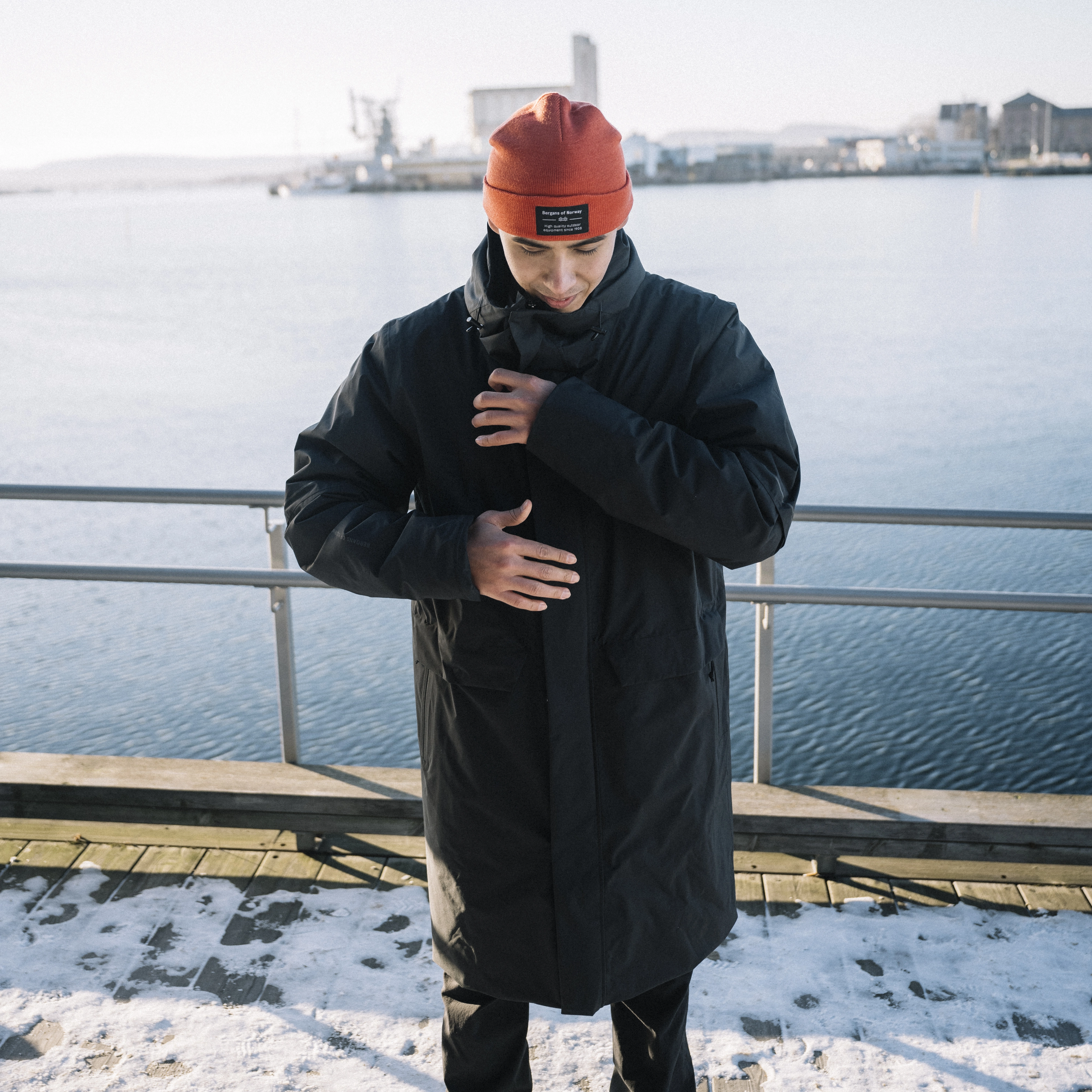 Oslo Urban Insulated Parka Black