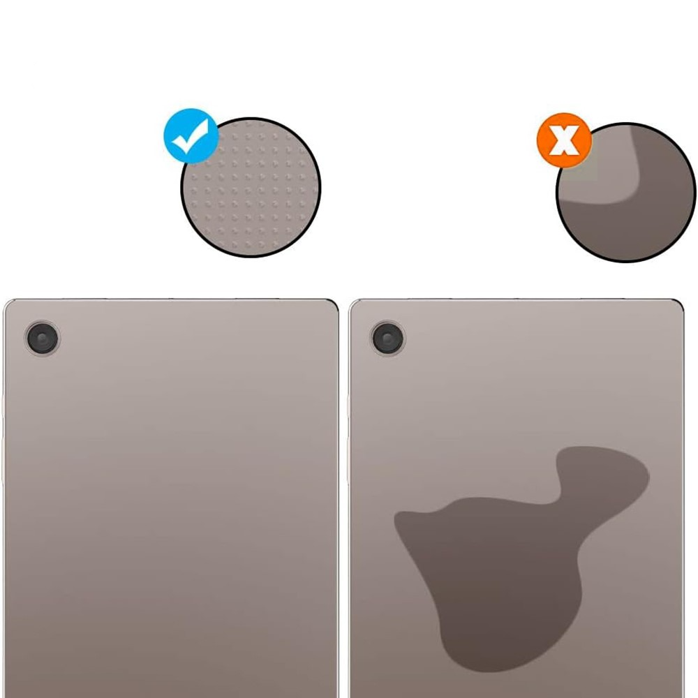 Samsung Galaxy Tab A9  Plus Gummi Case Hülle - Transparent