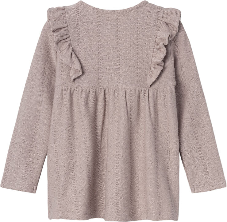 Lil' Atelier NMFOMINAS LS TOP LIL Shadow gray