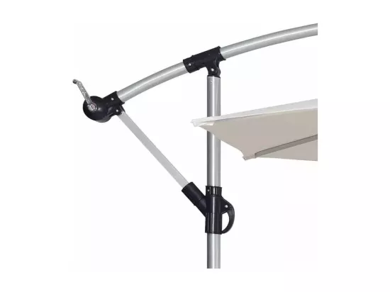 Parasol de jardin déporté 3 m octogonal bar et hôtel LAGUMI