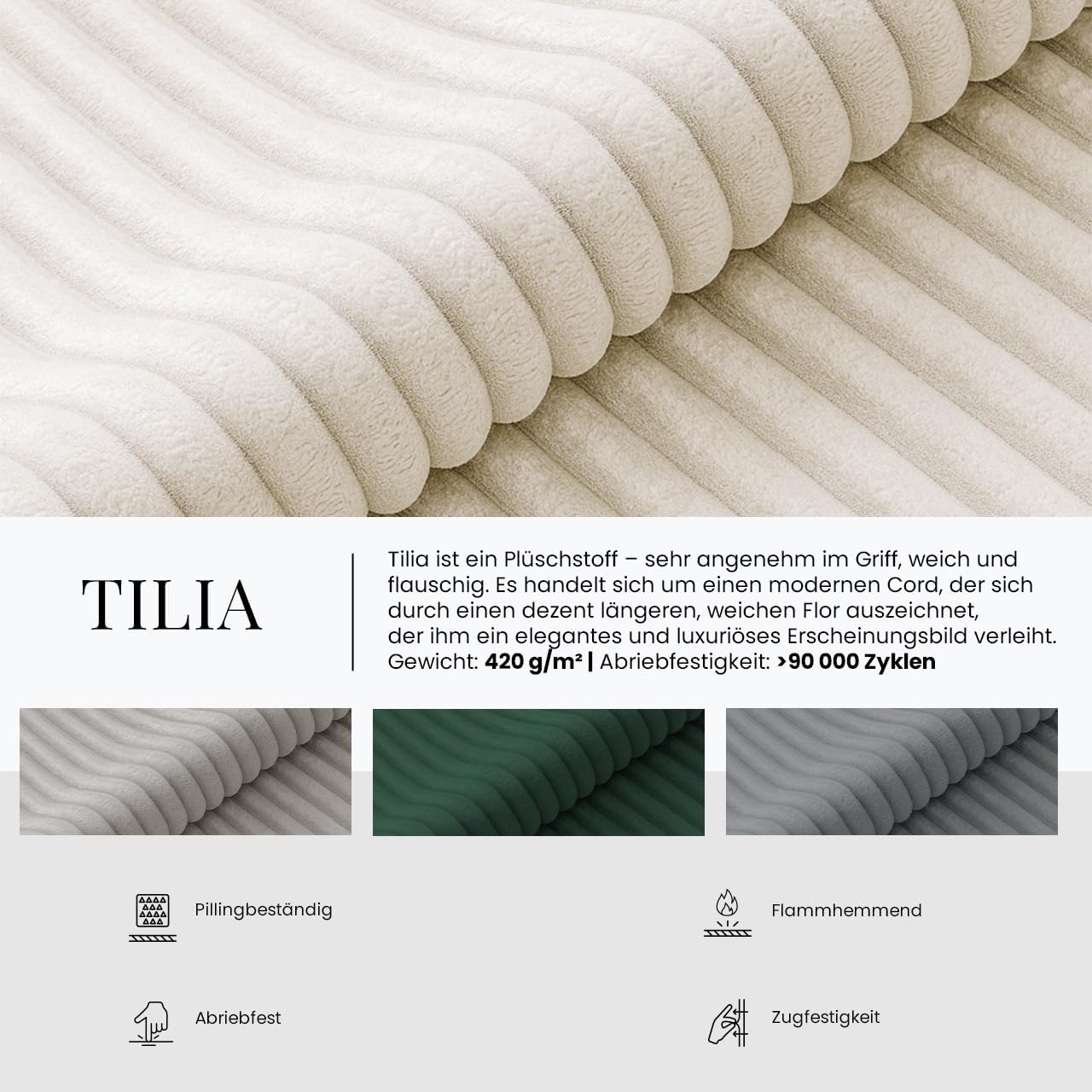 MKS MEBLE Ecksofa Wohnlandschaft L-Form mit Schlaffunktion und Bettkasten, Schlafsofa mit Bettkasten, Sofa mit Einstellbare Kopfstützen, Peter L - Cord - Links Beige