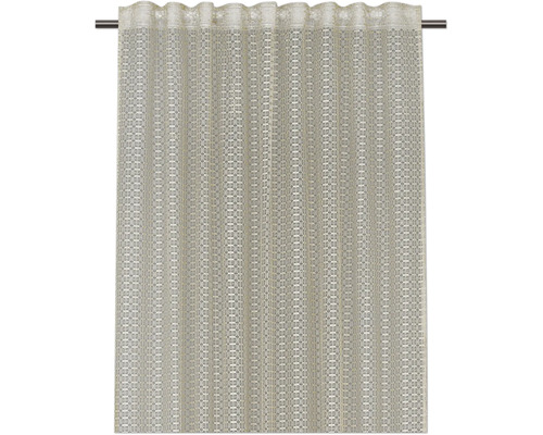 Gordijn met universele band Cannes taupe 135x280 cm
