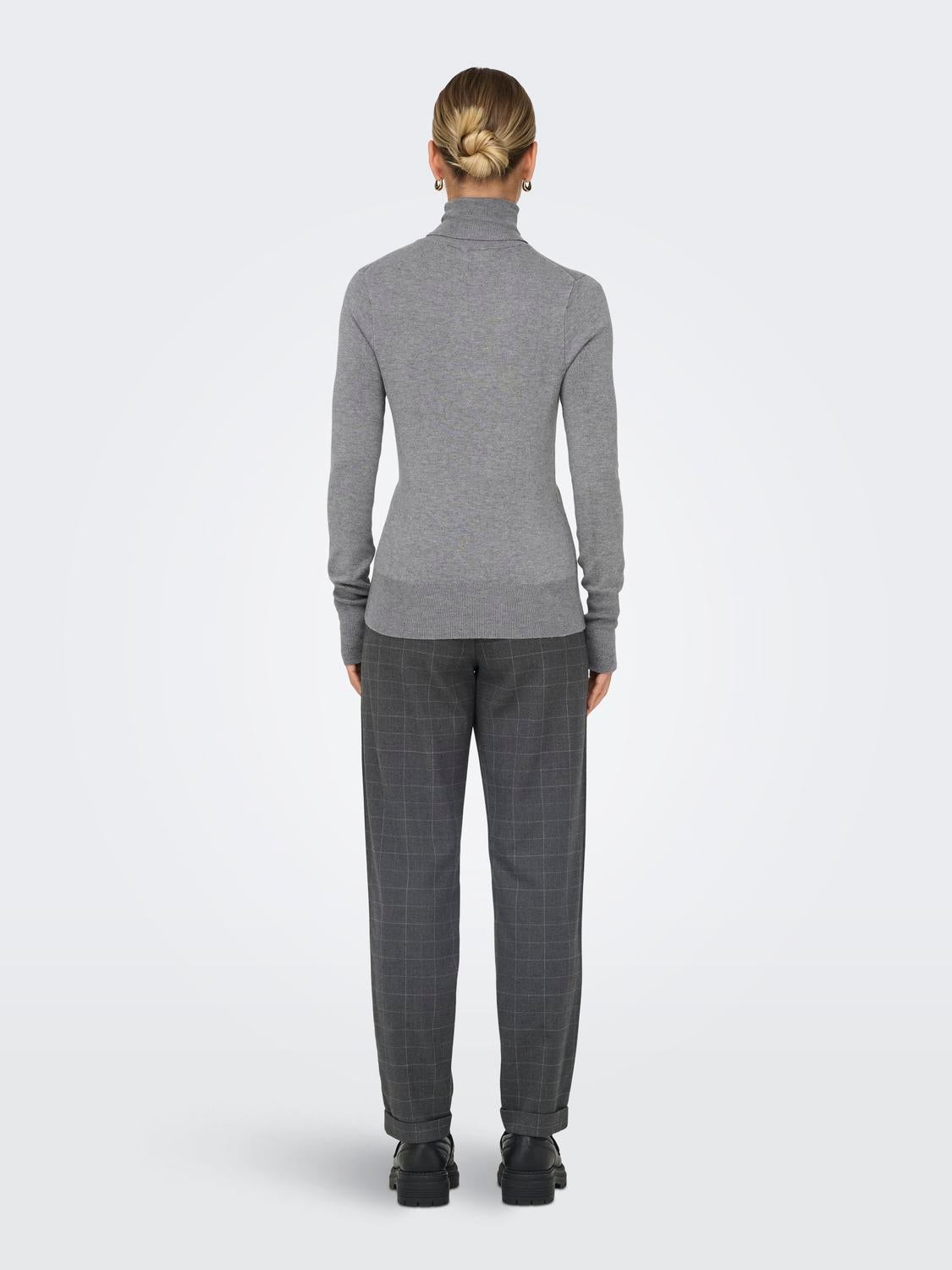 ONLVENICE Strickpullover Light Grey Melange