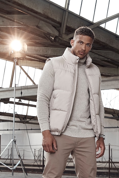 STHUGE Steppweste, DaunenTouch Wattierung, Stehkragen, Zipper, bis 8 XL