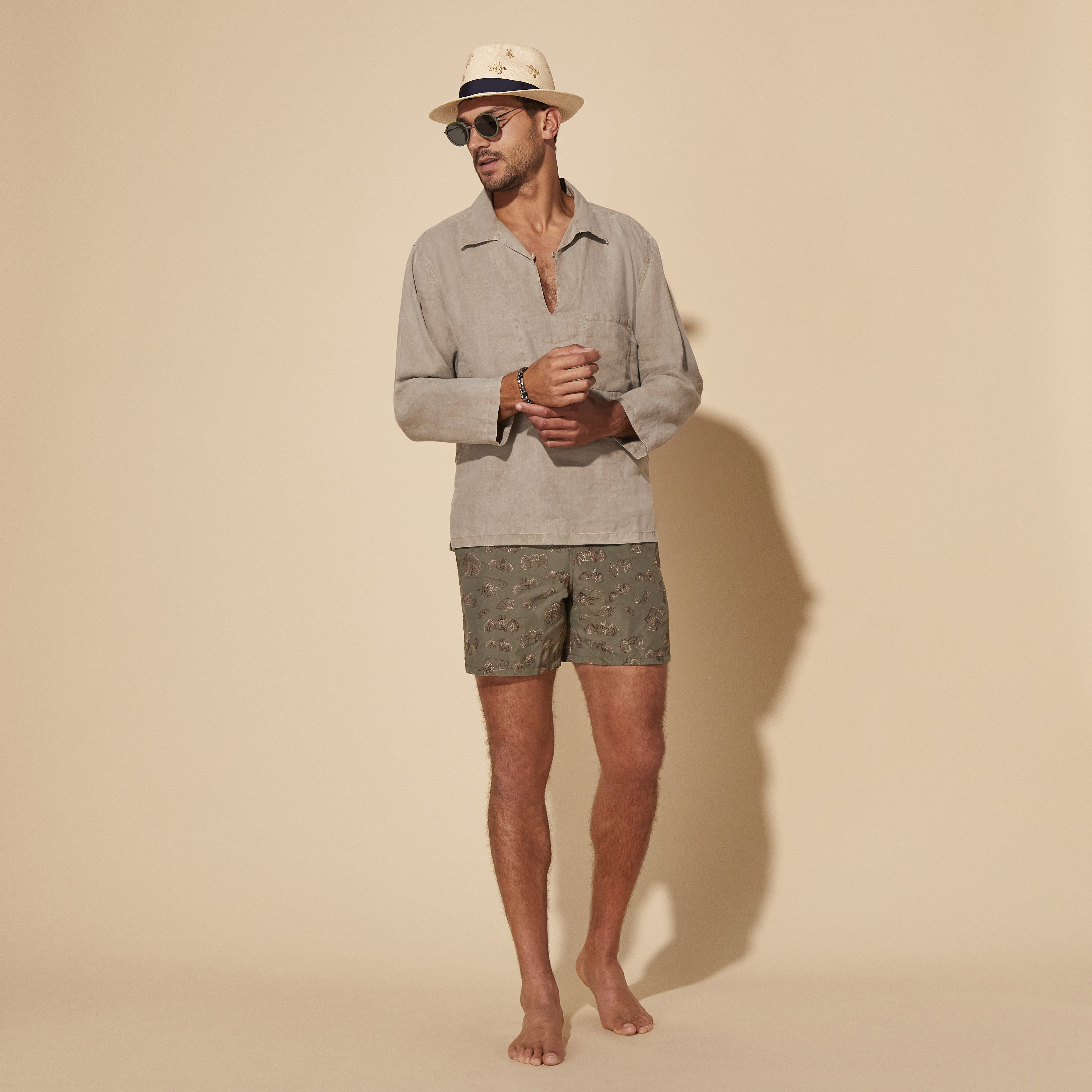 Maillot de Bain Homme Brodé Hermit Crabs | Short de Bain Homme Vilebrequin