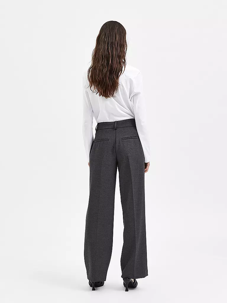 SELECTED FEMME Businesshose SLFRITA grau