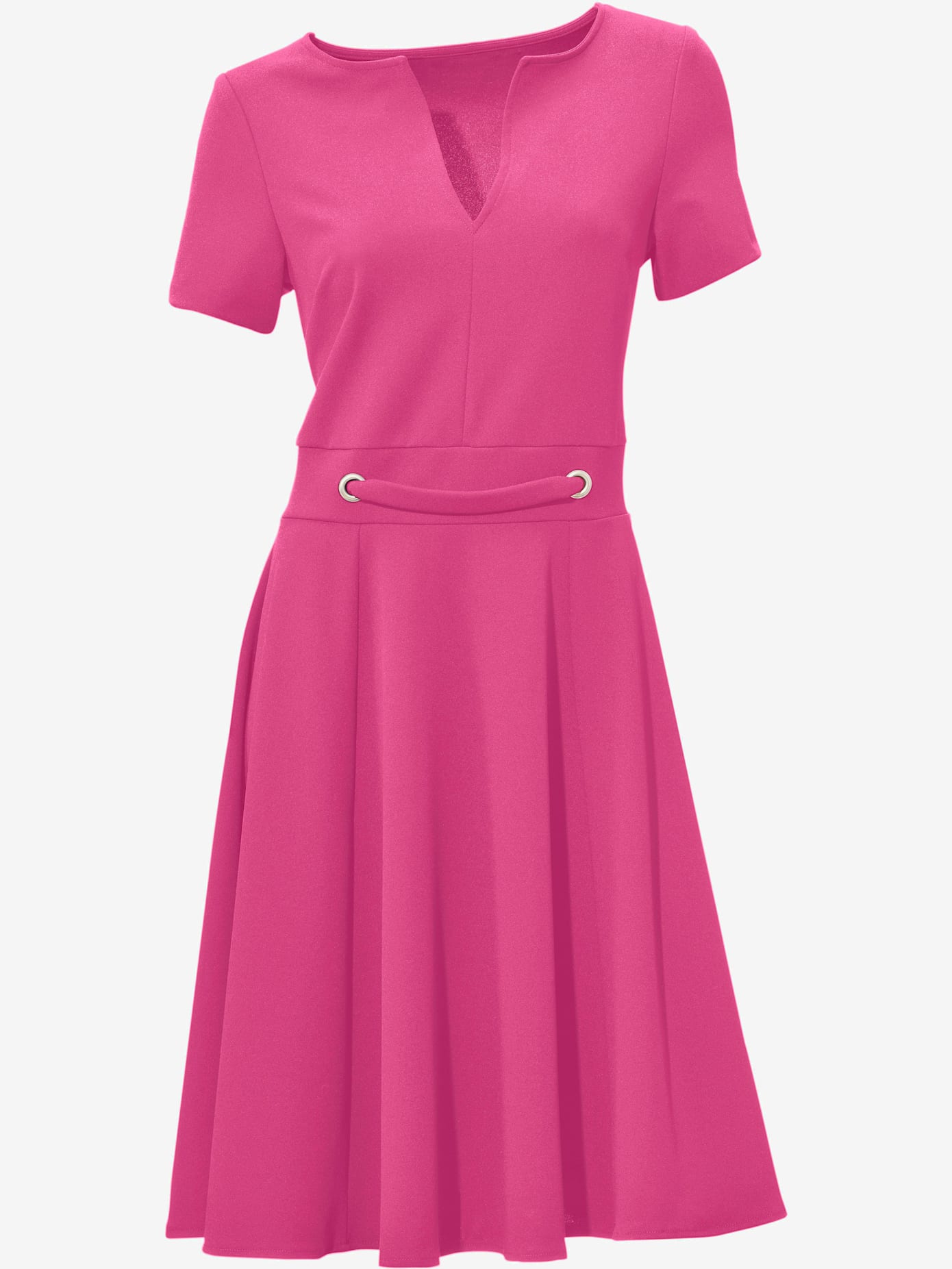 Robe princesse œillets décoratifs à la taille