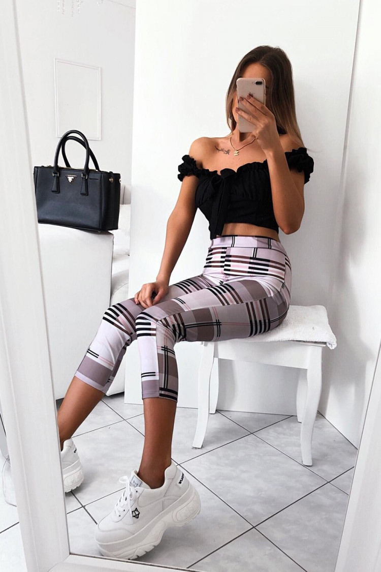 Pantalon à carreaux