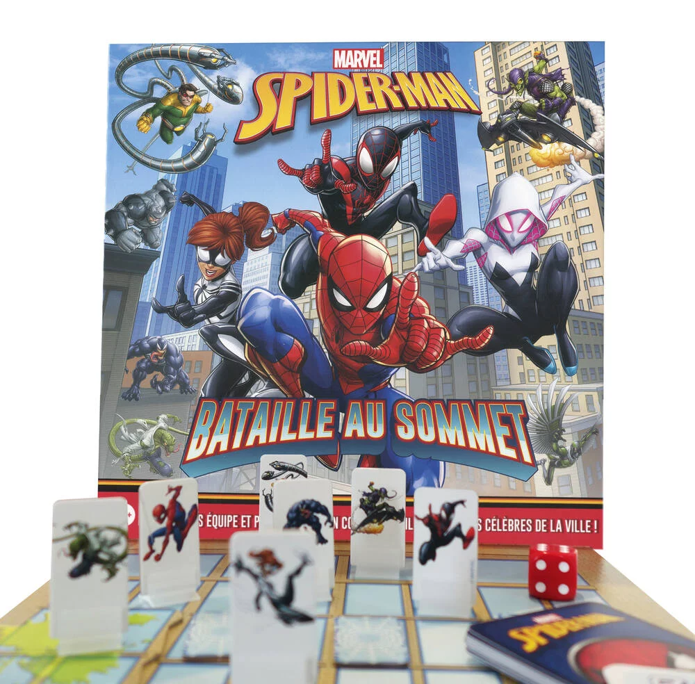 SPIDERMAN - BATAILLE AU SOMMET - JEU DE PLATEAU