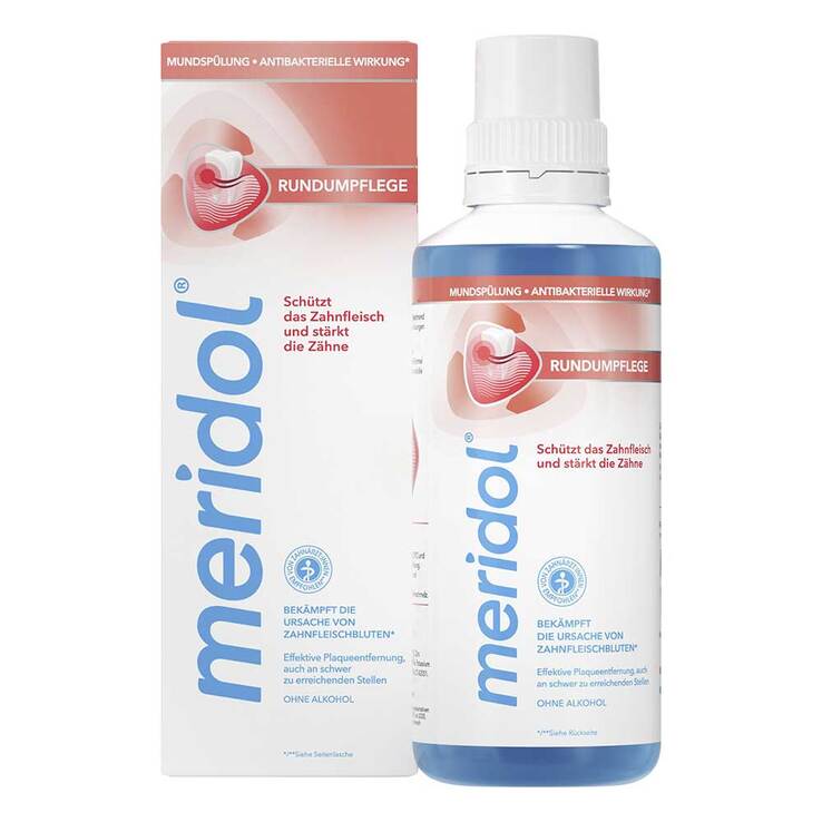 Meridol Rundumpflege Mundspülung, 400 ml