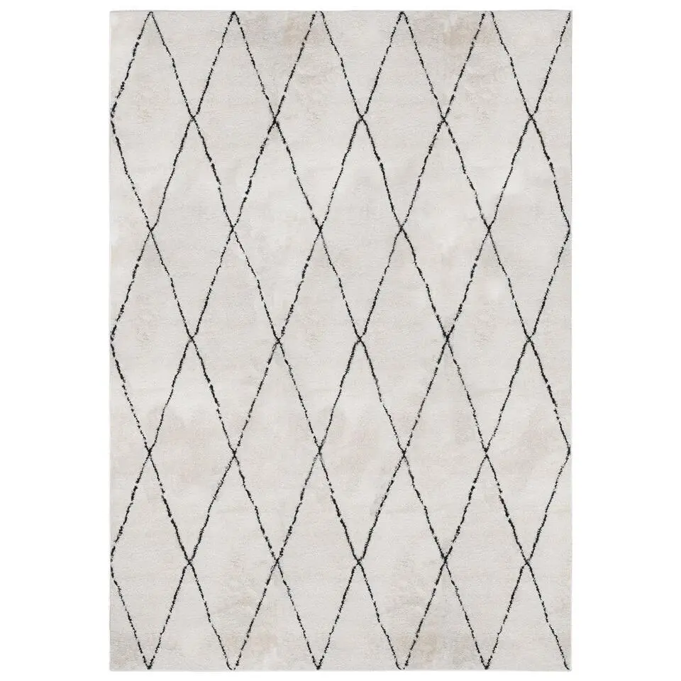 Dutch Lifestyle - Polyester - Vloerkleed - 300x200cm - Wit