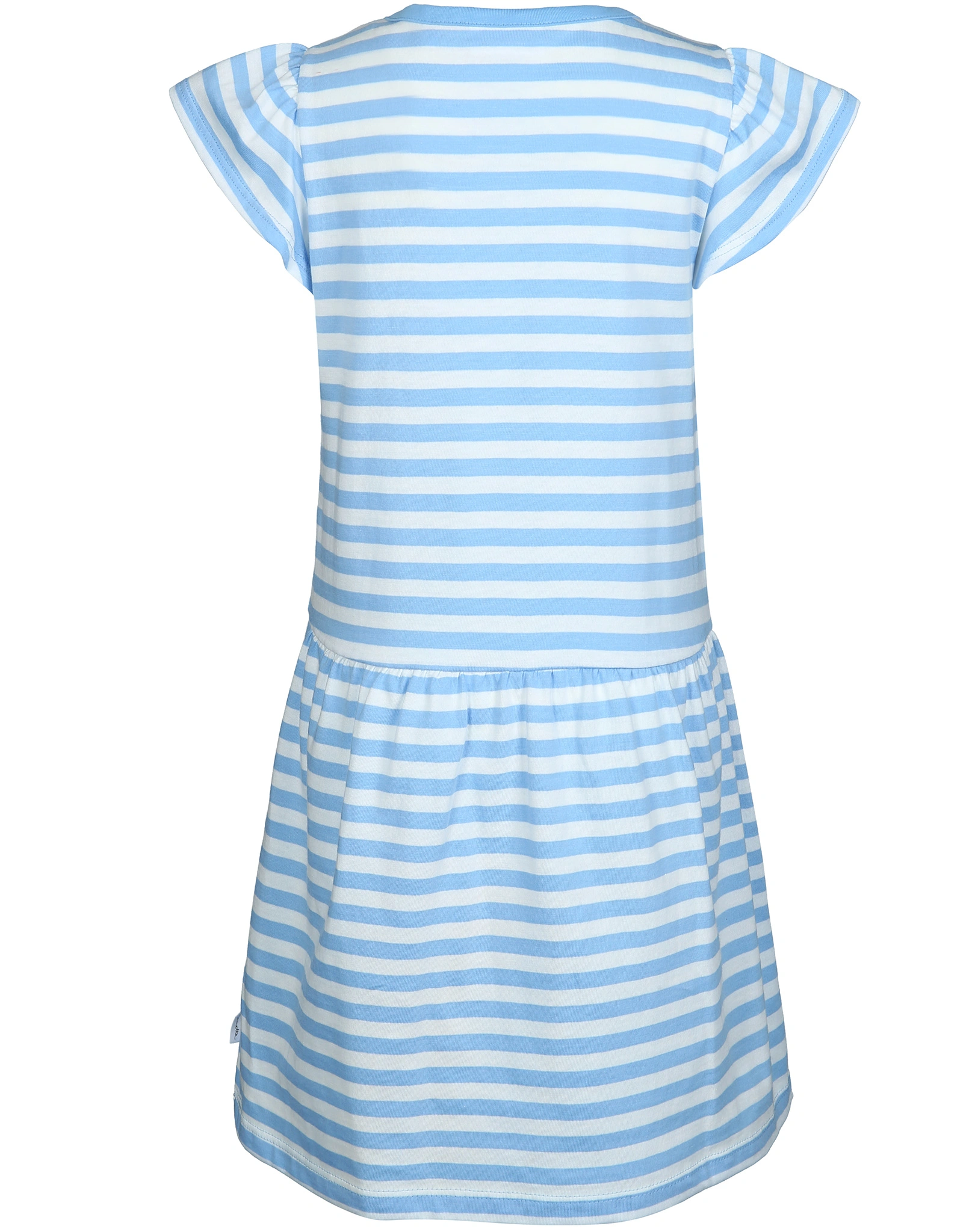 Kurzarmkleid APPLE STRIPED in blue fog