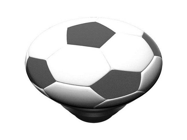 PopGrip Finger Griff Halterung (Austauschbarer Top) für Smartphones / Tablets (800694) - Soccerball