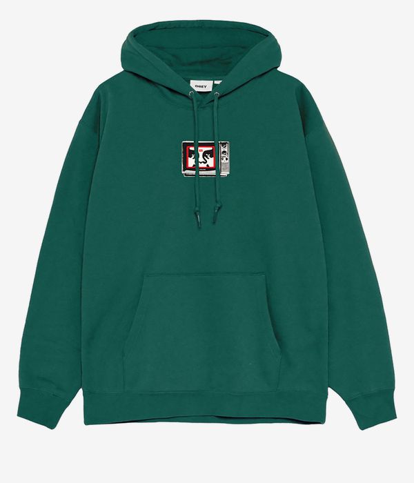 Obey TV Hoodie (rain forest)
