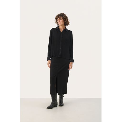 Part Two DilaraPW Skjorte, Black, 46