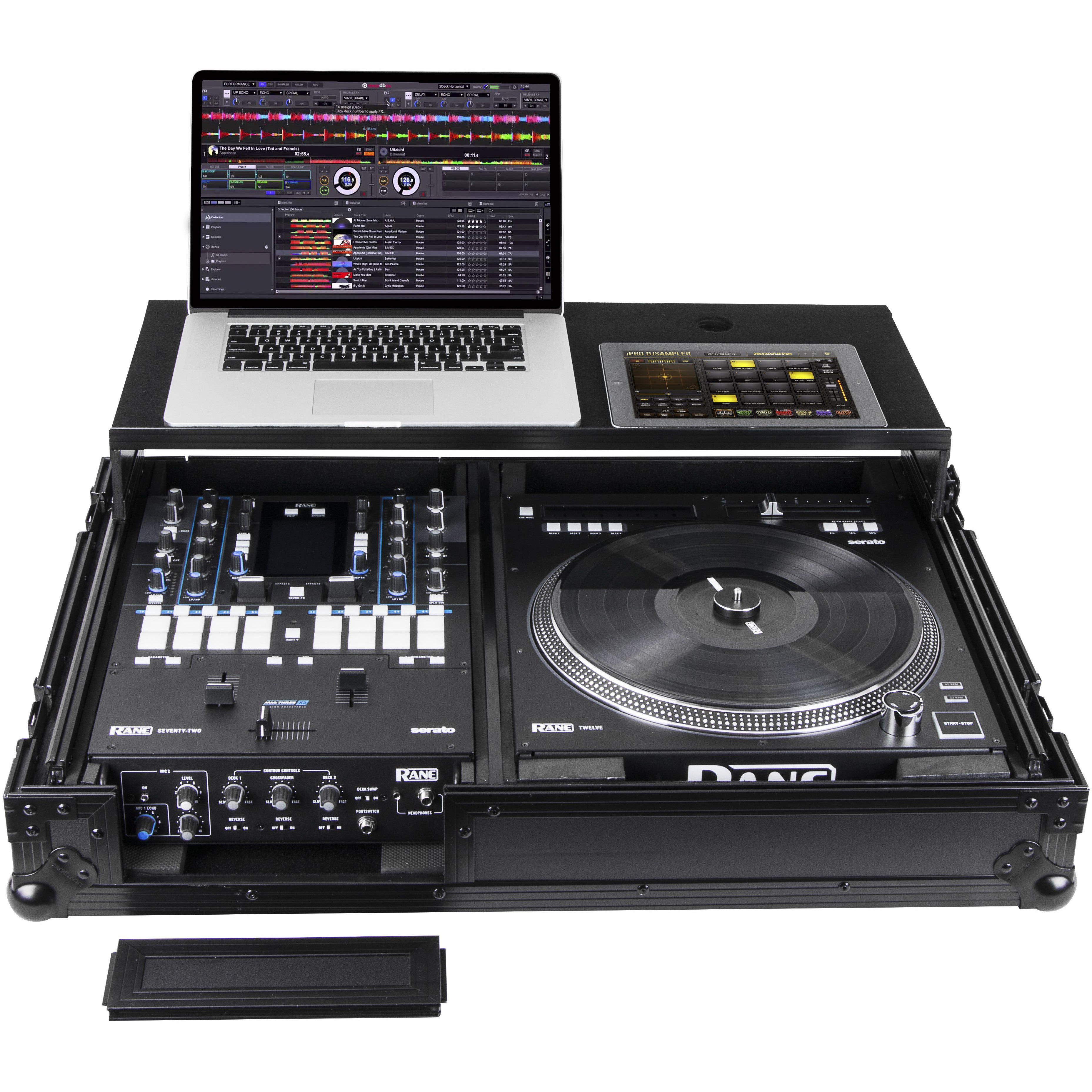 Odyssey FZGS1RA1272WBL voor Rane 72 x Twelve Black Label