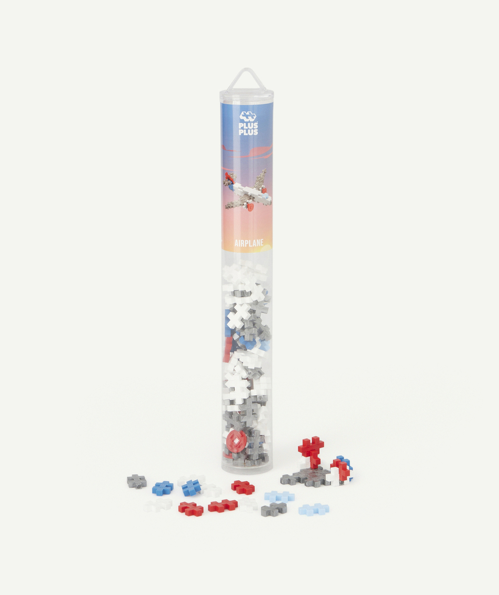 PLUS PLUSTUBE AVION JEU DE CONSTRUCTION 100 PIÈCES