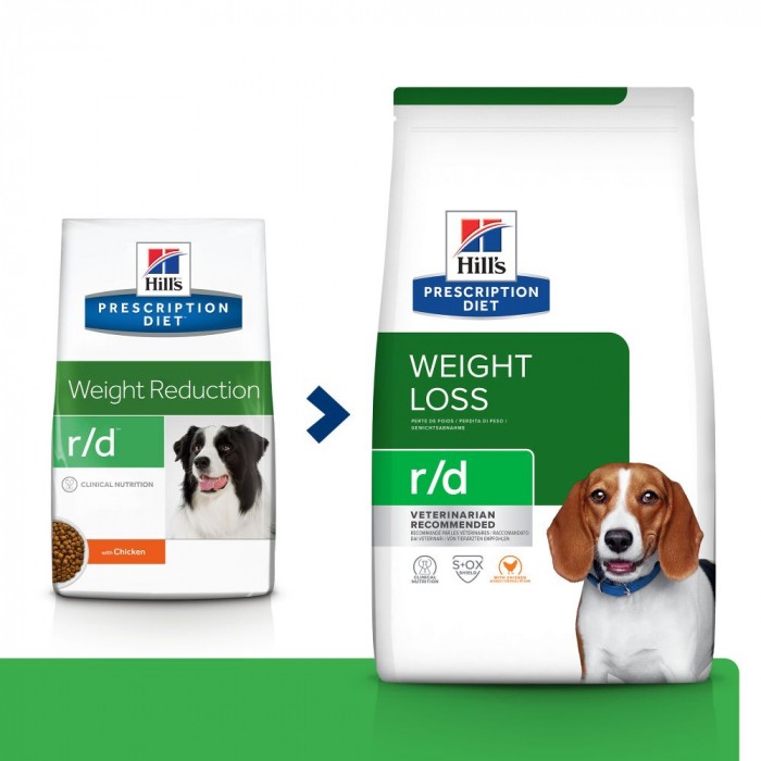 HILL'S Prescription Diet r/d Weight Loss au Poulet - Croquettes pour chien