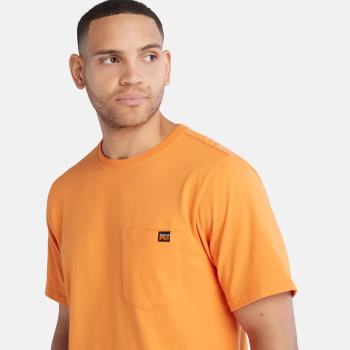 T-shirt à poche Timberland PRO pour homme en orange
