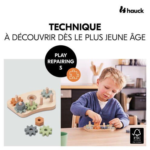 Jouet en bois pour chaise haute - HAUCK