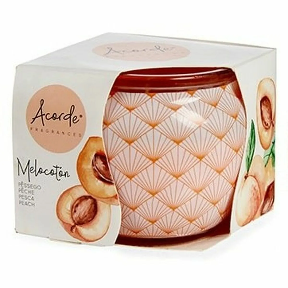 Acorde Bougie Parfumée Pêche 12 Unités