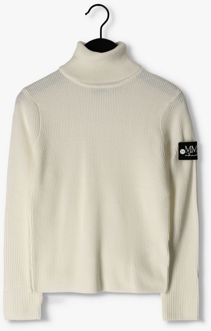 NIK & NIK witte nik & nik coltrui shwan pullover