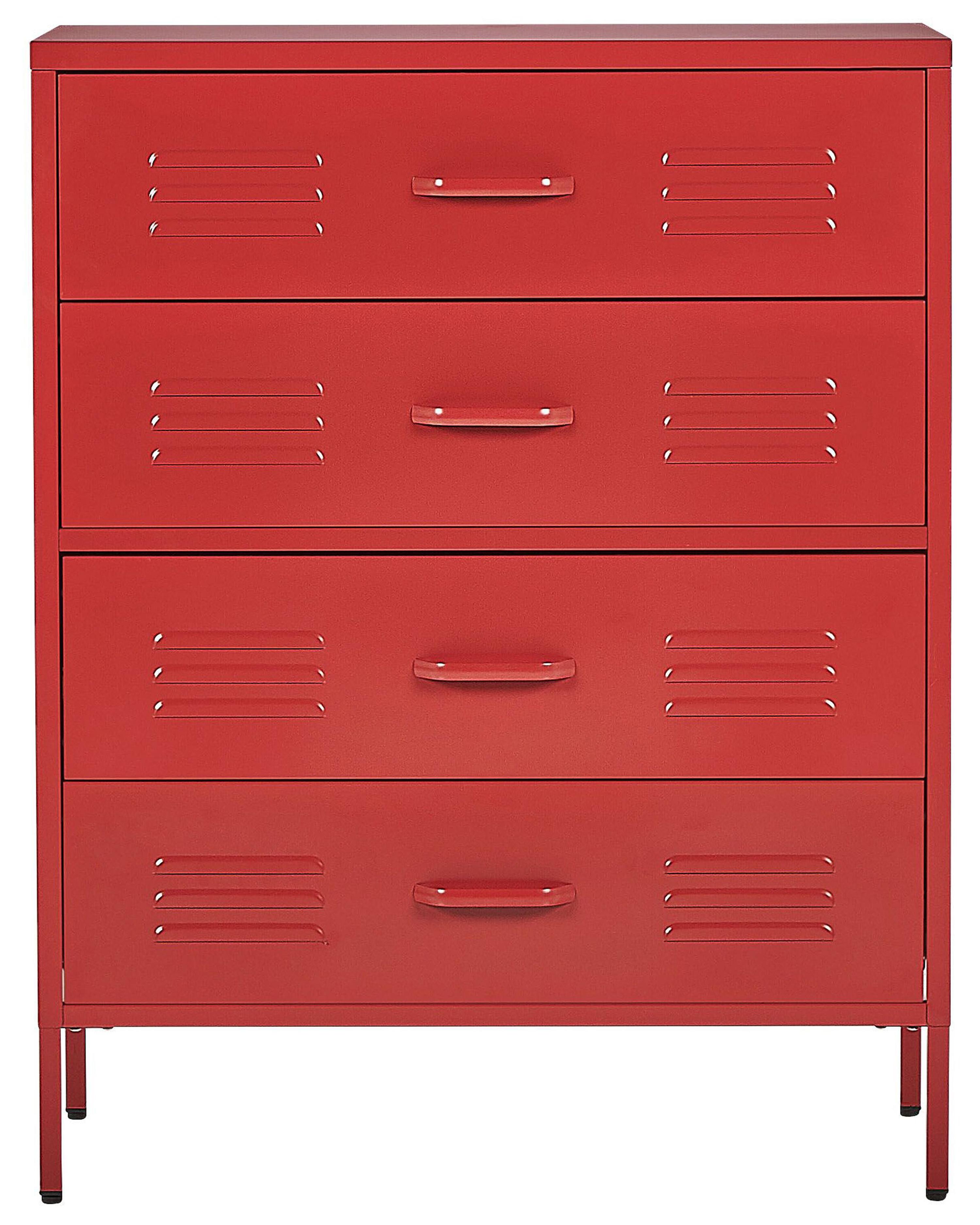 Ladekast ENAGO Metaal Rood
