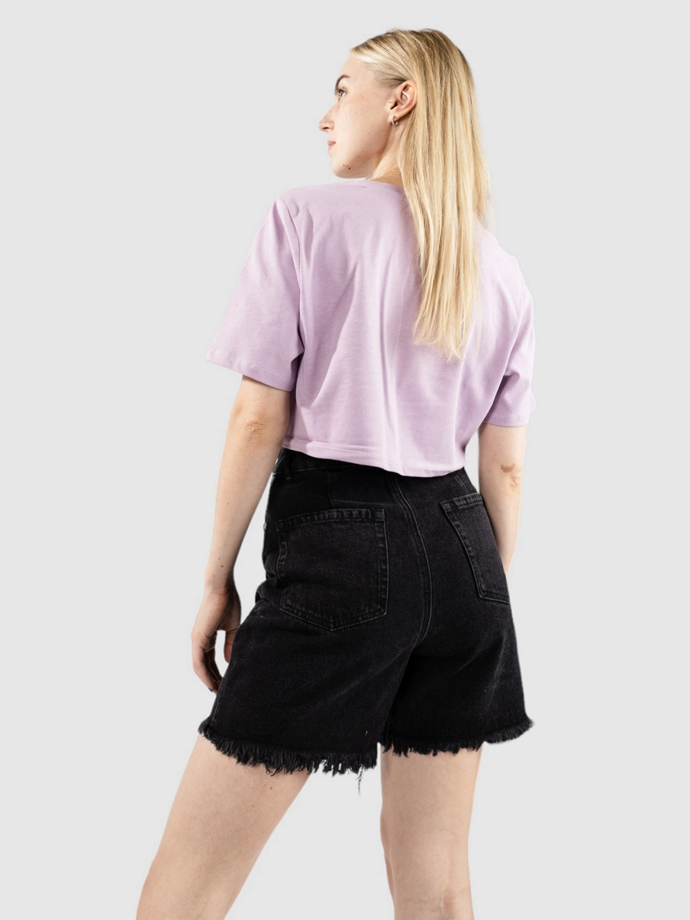 Vans Flying V Crew Crop II T-Shirt lavender mist