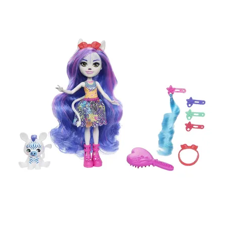 Mattel Enchantimals Zebra Deluxe Doll