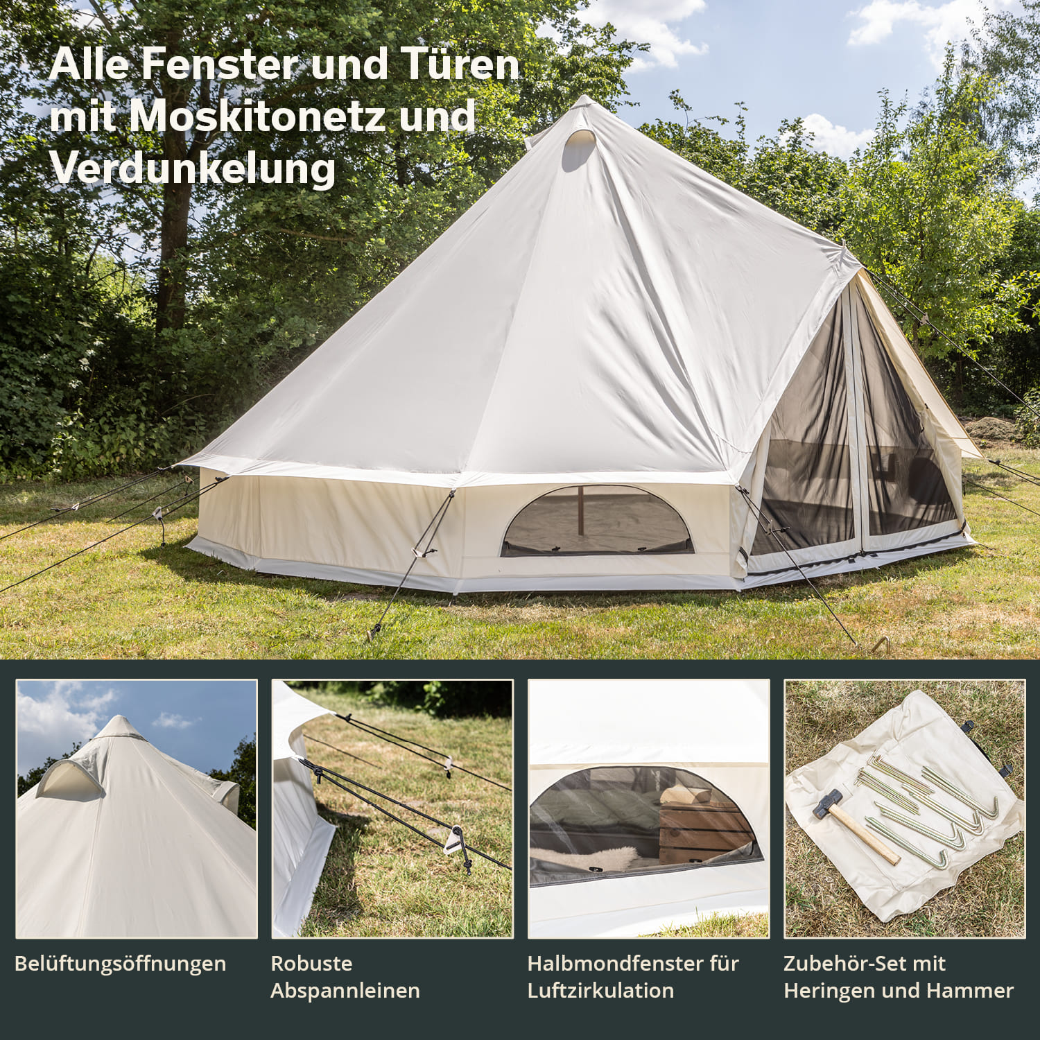 Skandika Tipii 500 Technical Cotton Tent
