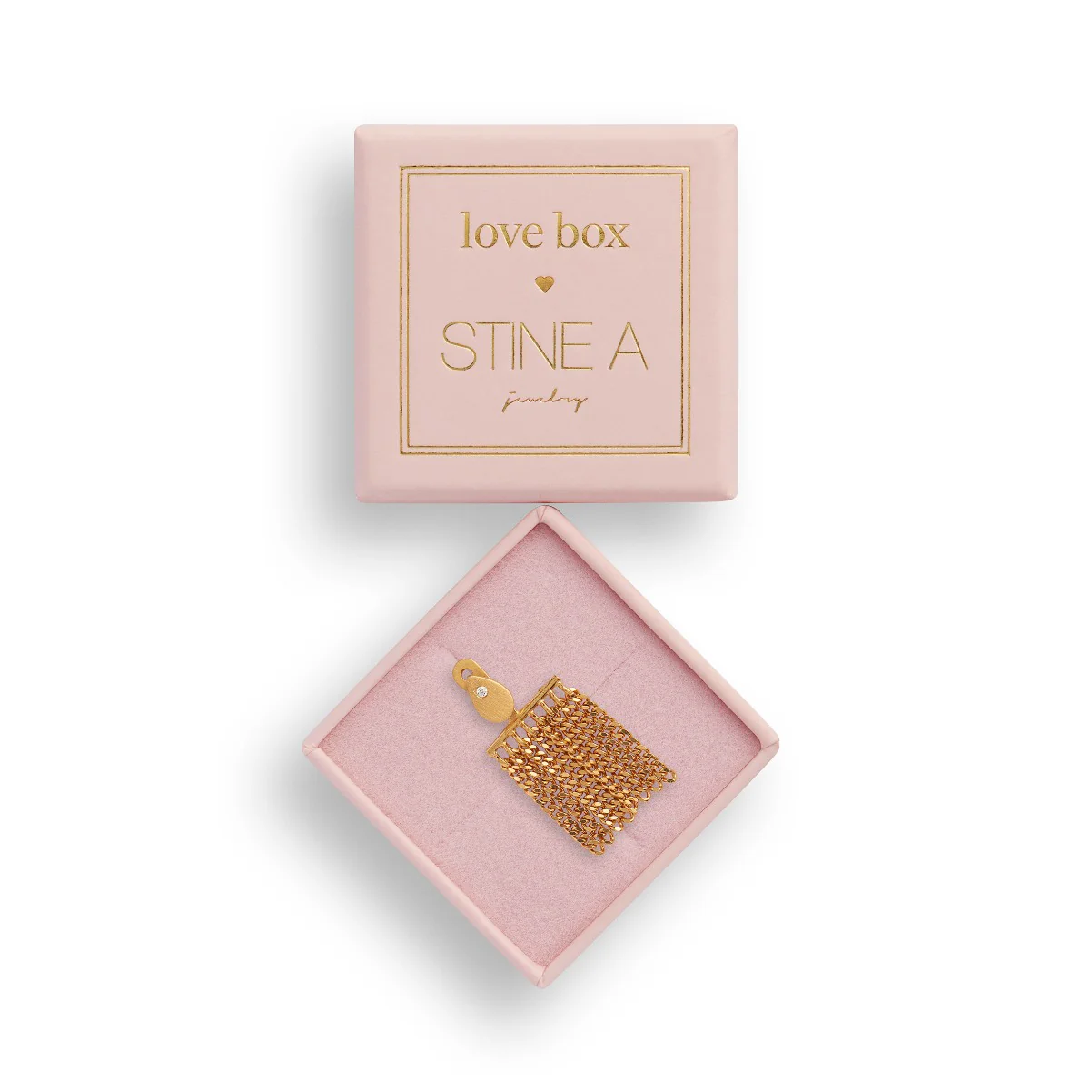 STINE A Jewelry  Lovebox 98 ørering - Forgyldt