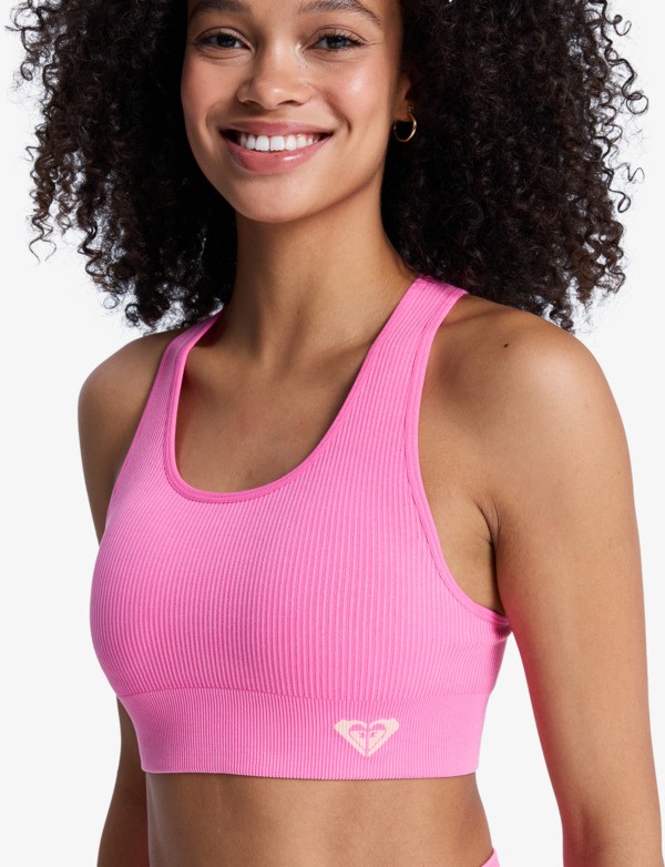Chillout Seamless Washed Brassière de sport Rose Femme