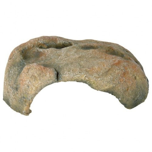 Caverna decorativa para terrário, cor marrom
