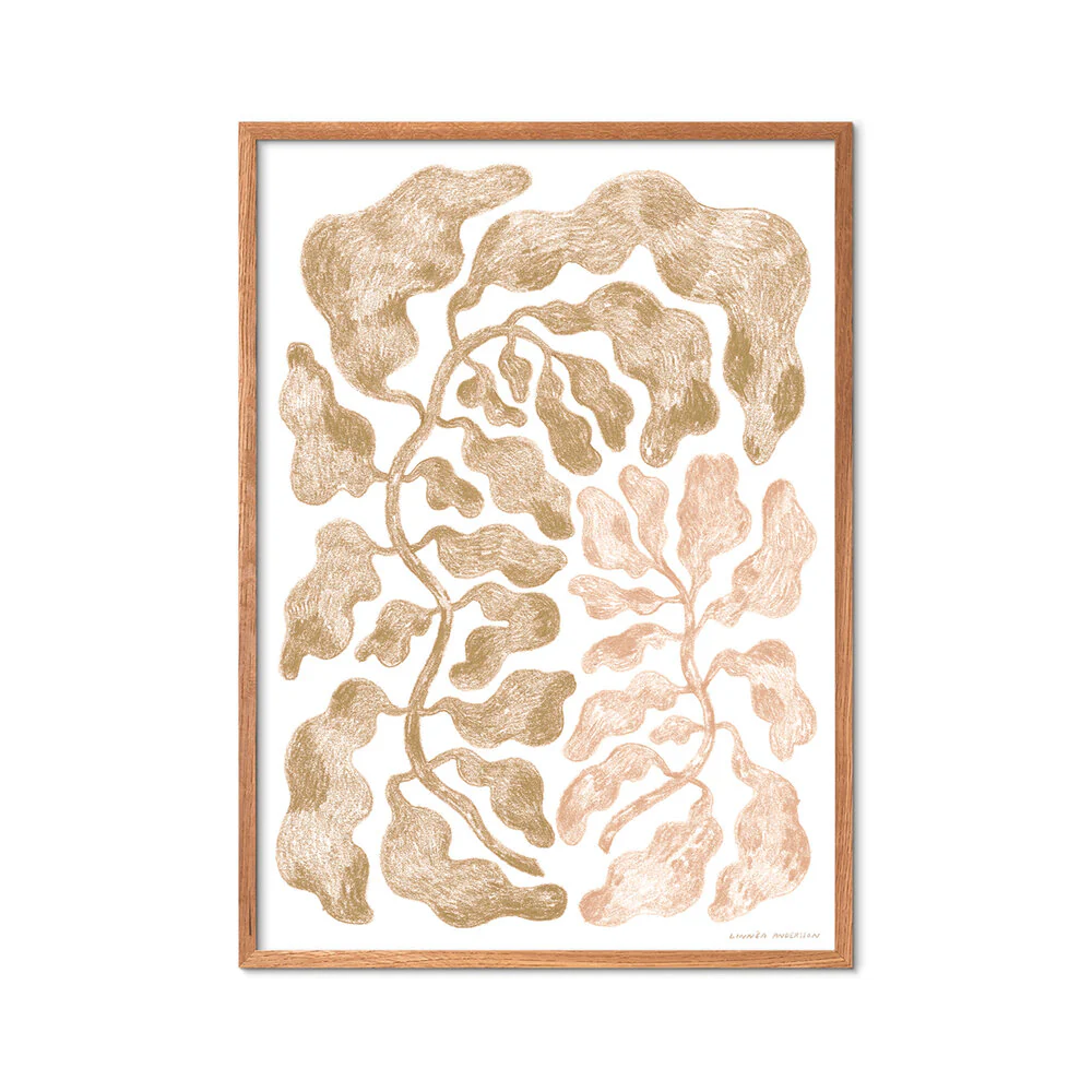 Poster & Frame  The Two plakat, beige - 30x40 cm